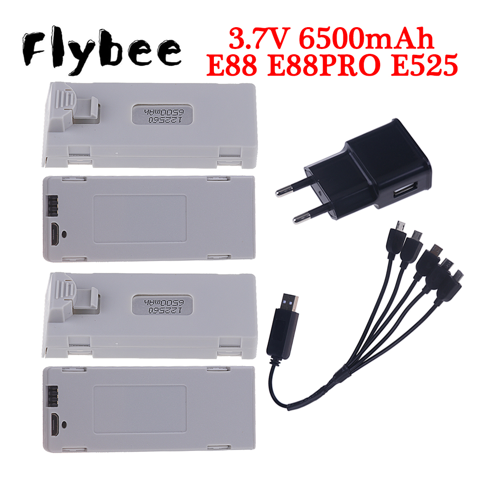 Analog Fpv Transmitter - Original E88 Battery 3.7V 6500mAh Lipo