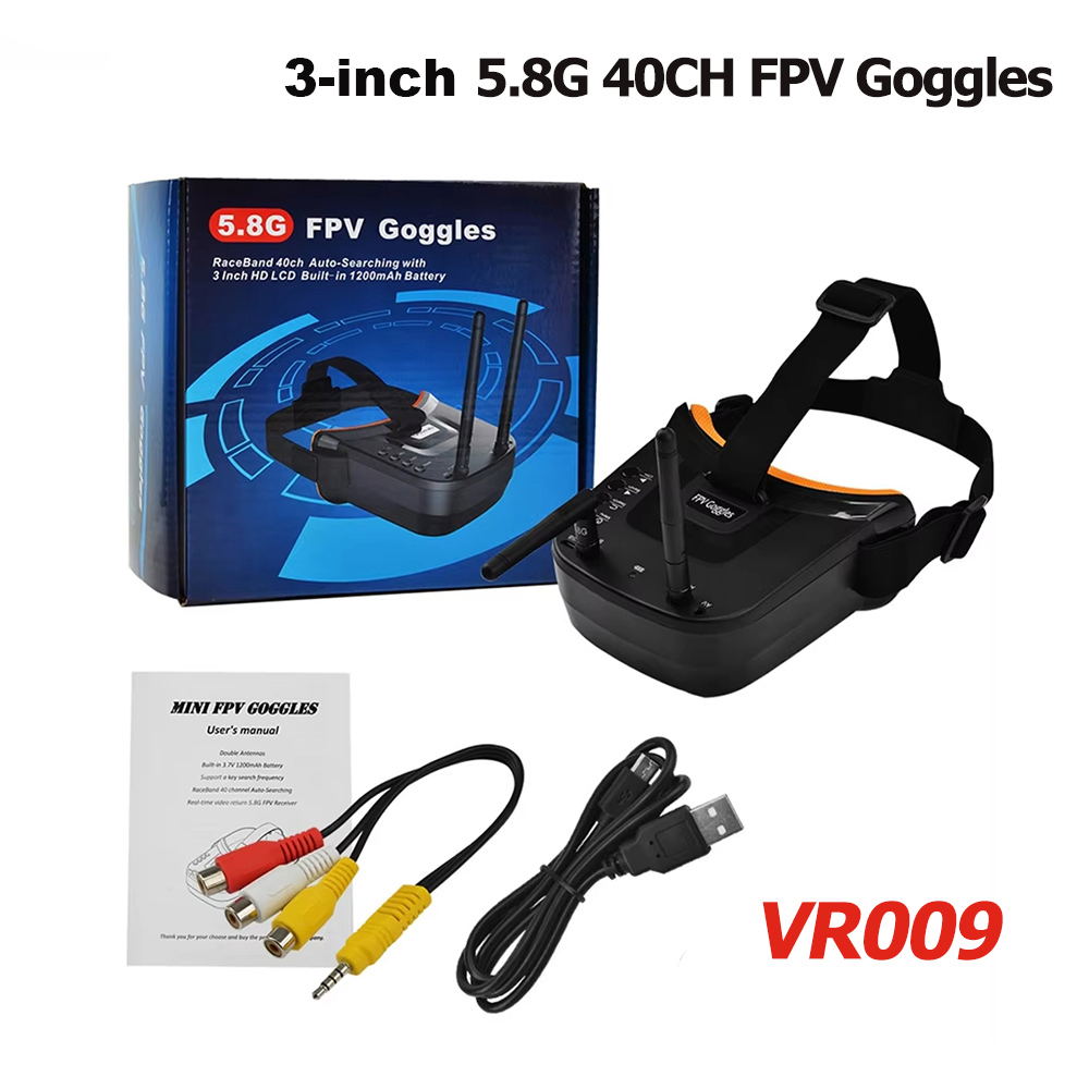 Nano Quad Fpv - VR009 FPV Video Goggles 3Inch 480*320