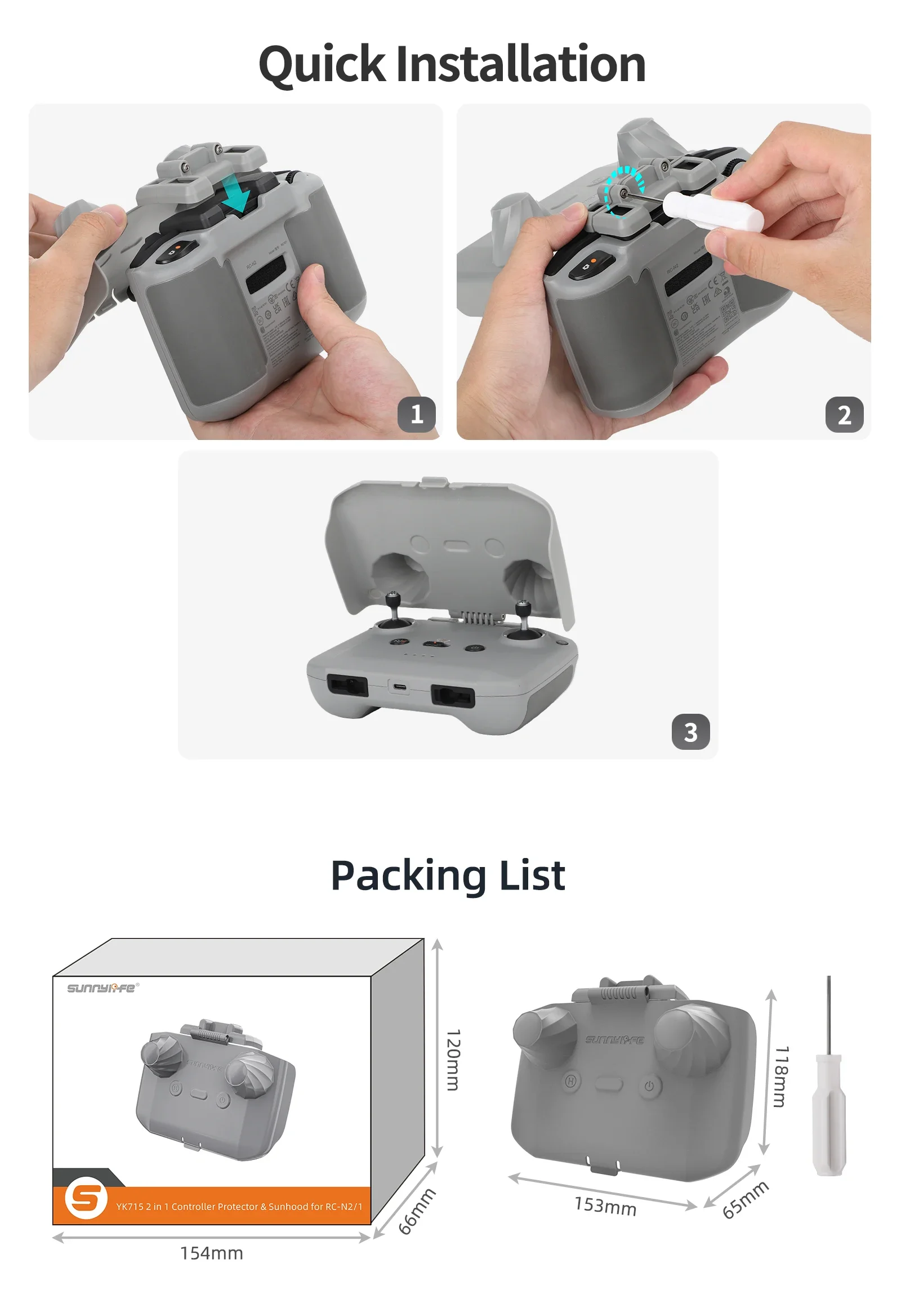 2 in 1 Controller Protector Su - Drone Dji Rc Pro 2 ulasan dan harga