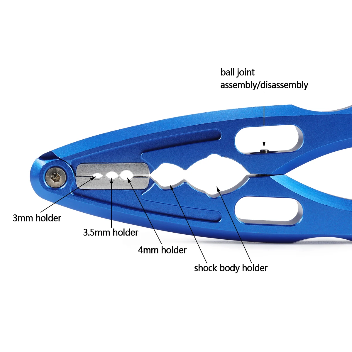 Aluminum CNC Pliers Pivot Ball - Drone Rcs ulasan dan harga