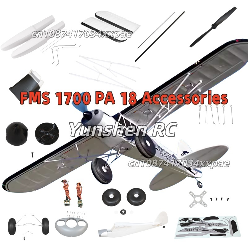 FMS RC Plane Decals For 1700mm - Drone Rc Jet ulasan dan harga