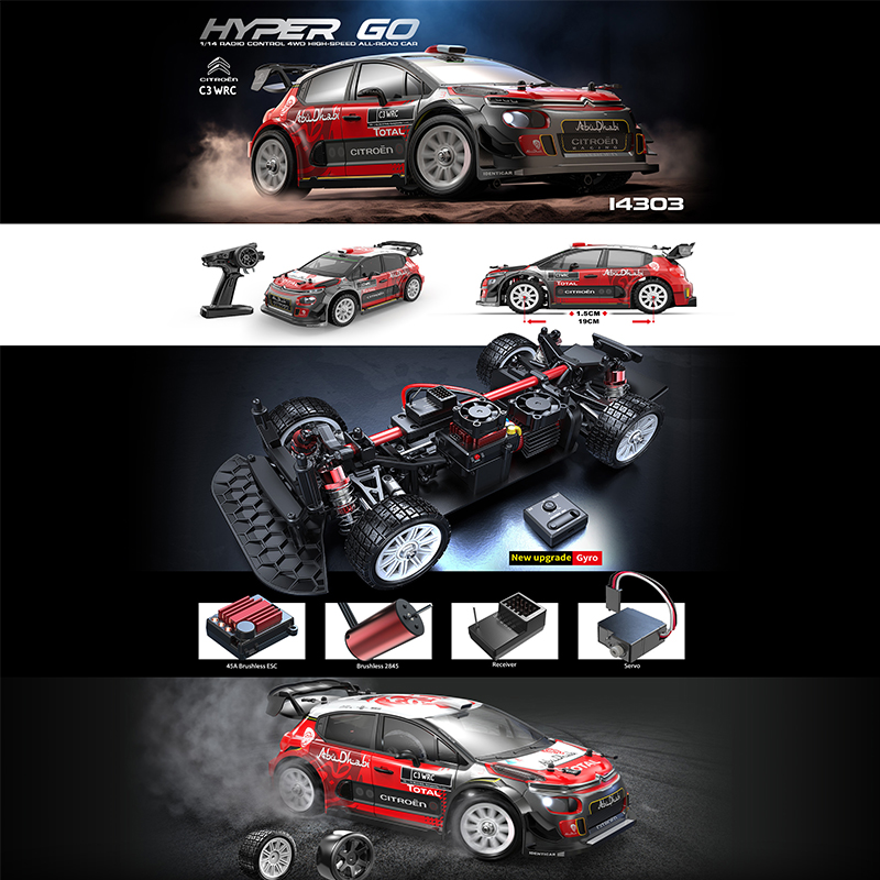 MJX HYPER GO 14304 14303 1/14  - Rc Drift Car Kit ulasan dan harga