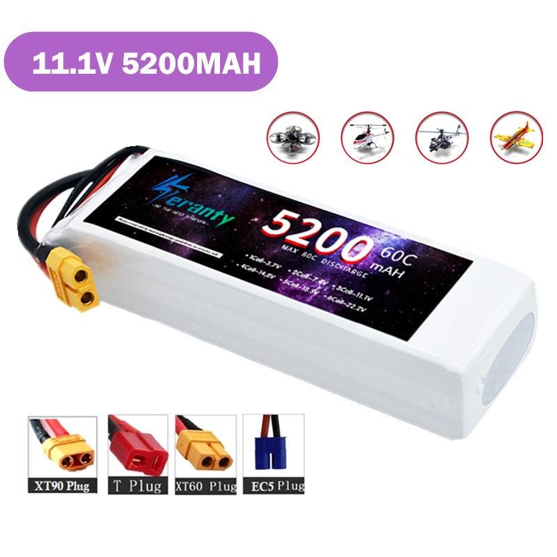 TERANTY  3S  5200MAH 60C batte - Drone Avion Rc ulasan dan harga