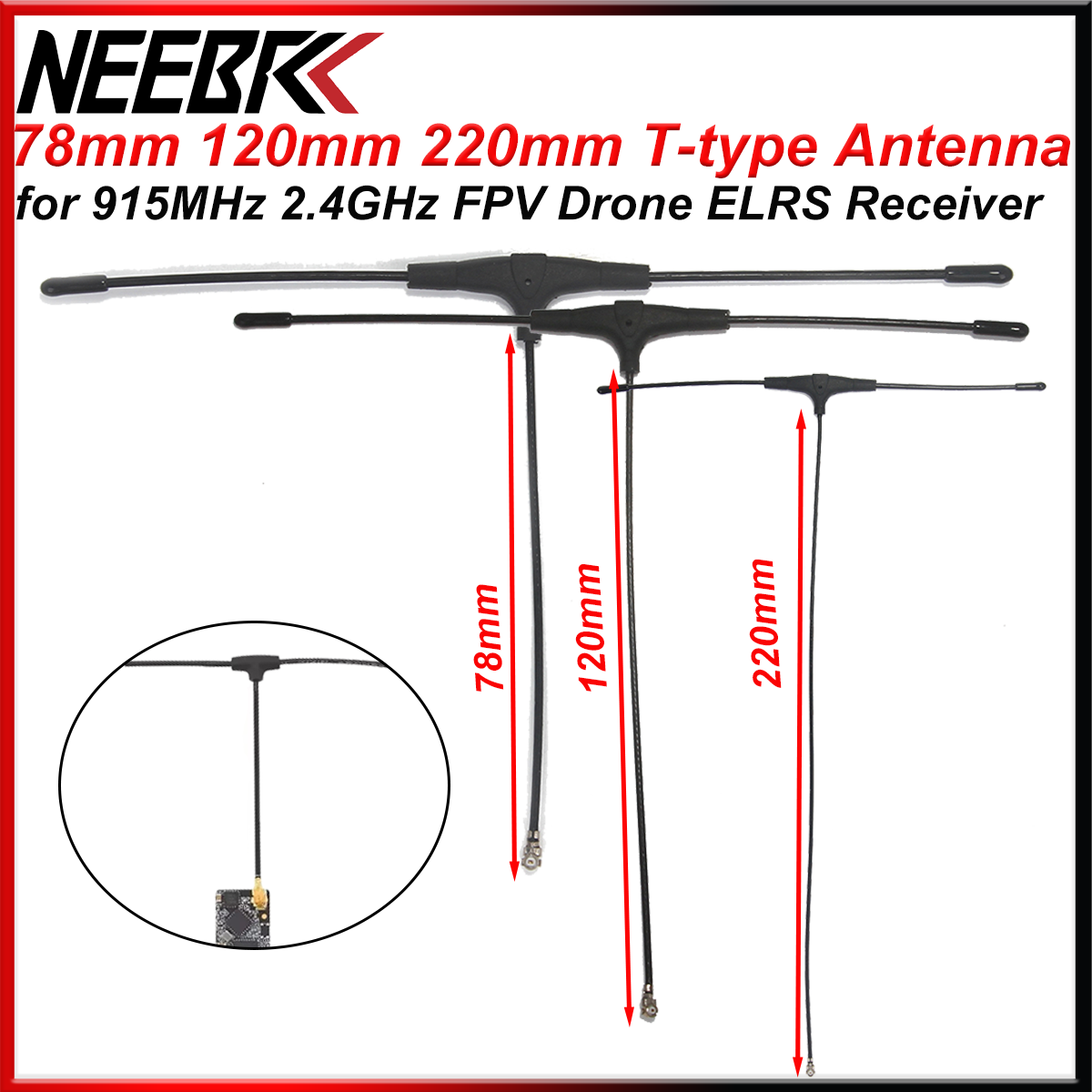 FPV Drone 915MHz 2.4GHz T-type - Crossfire Receiver Rx ulasan dan harga