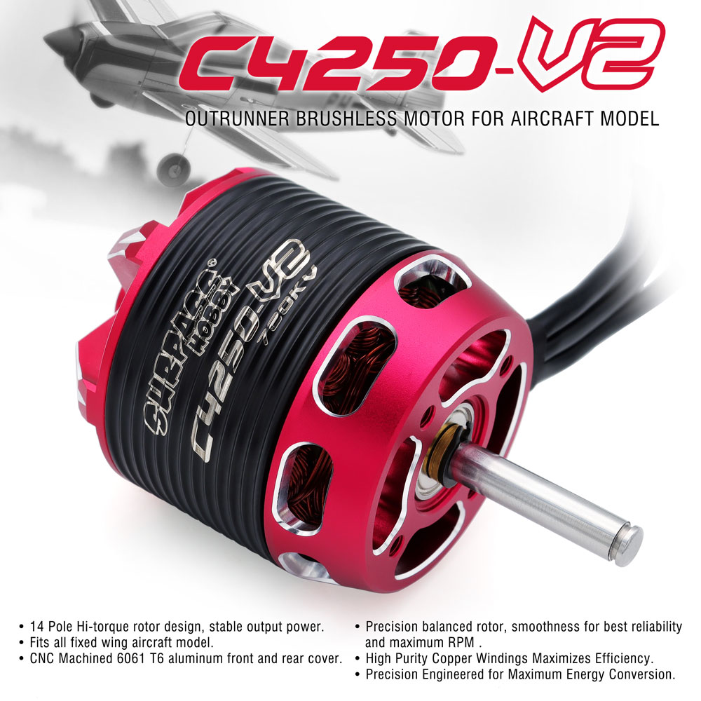 SURPASS HOBBY C4240 750KV/850K - Drone Rc Jet ulasan dan harga