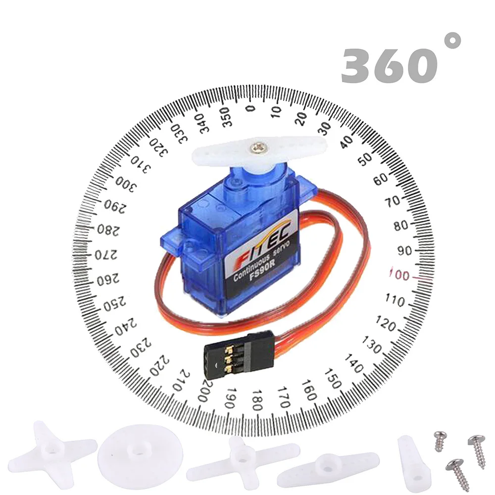 4Sets Feetech FS90R Servo 360  - Drone Rc Jet ulasan dan harga