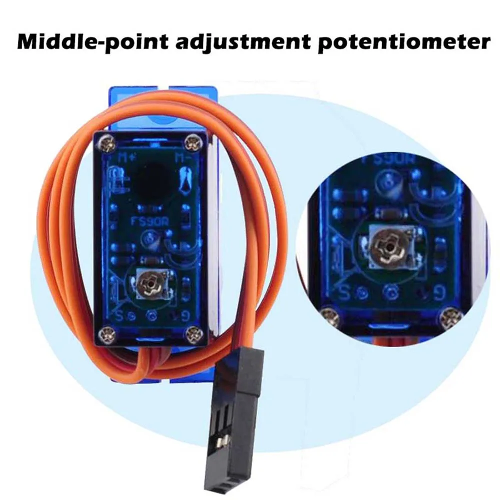 4Sets Feetech FS90R Servo 360  - Drone Rc Jet ulasan dan harga